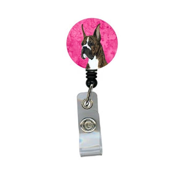 Teachers Aid Boxer Retractable Badge Reel Or Id Holder With Clip TE891332